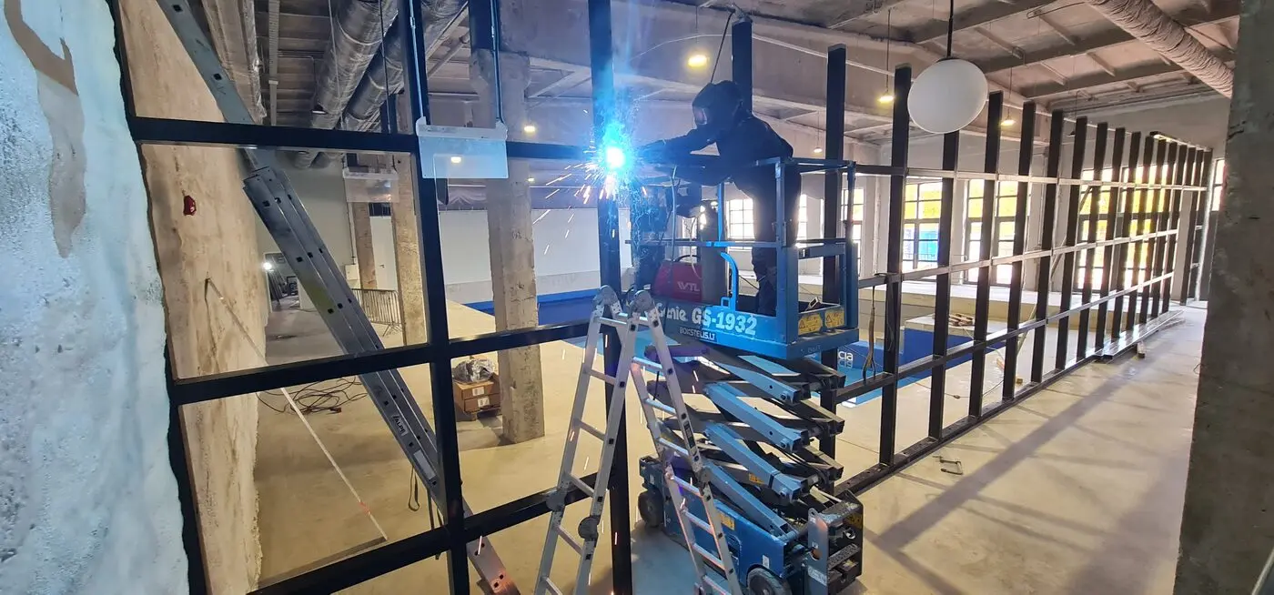Interior steel structure