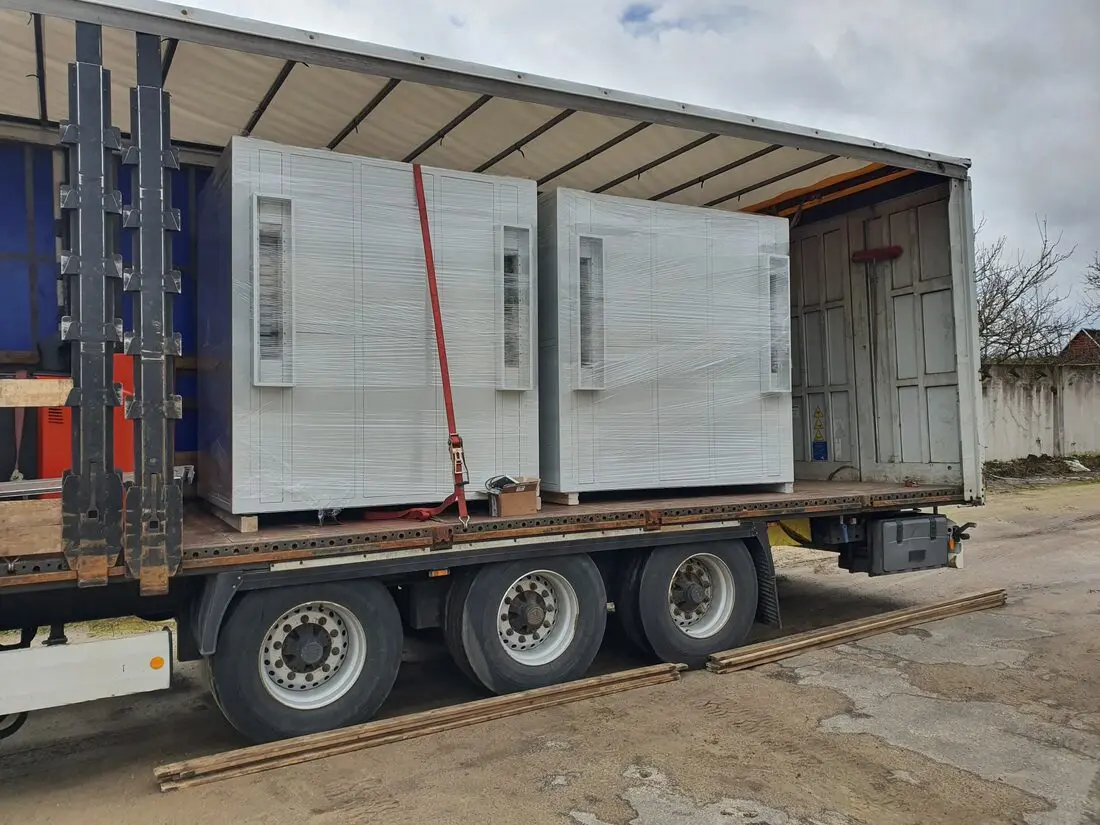 Module prepared for transport