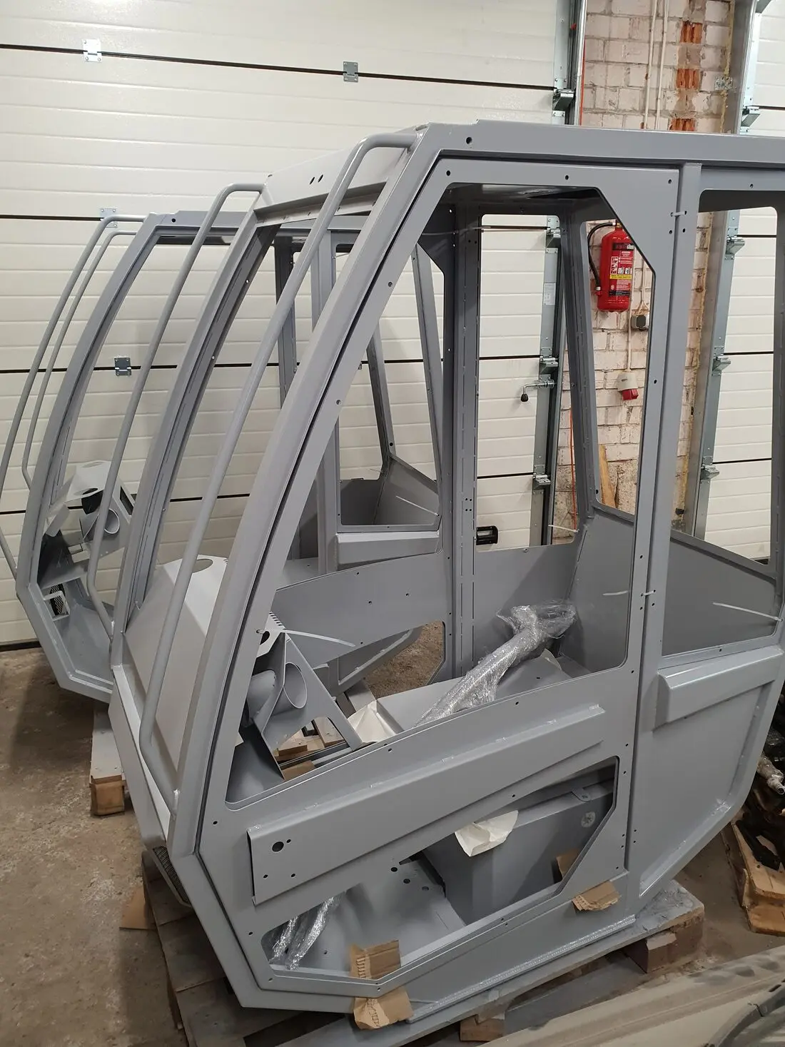 Fabricated equipment frame