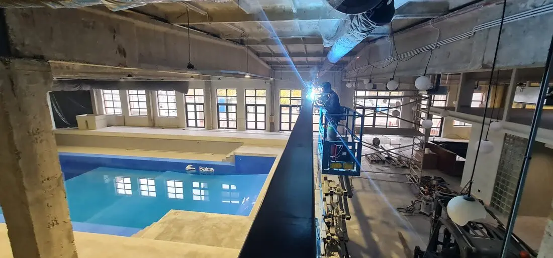 Welding in installation environment